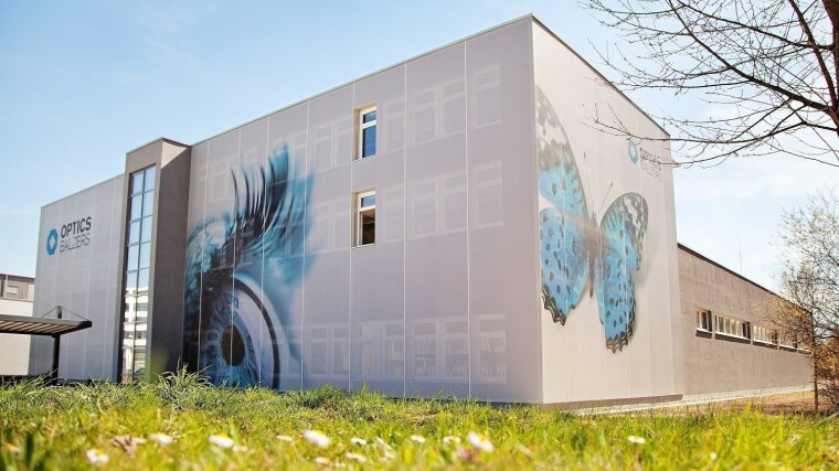 Firmengebäude Materion Balzers Optics in Jena
